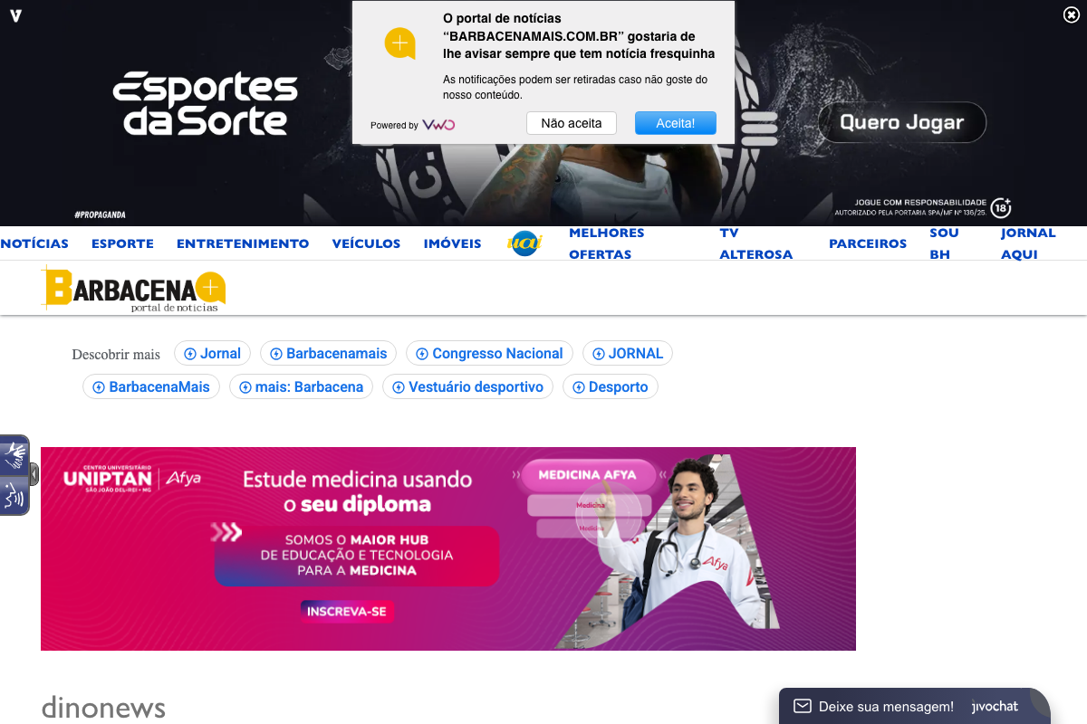 Notícia de Barbacena Mais