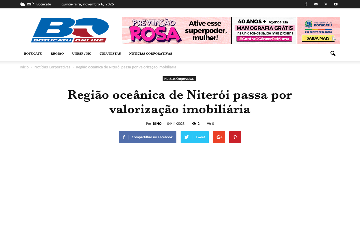 Notícia de BOTUCATU ONLINE