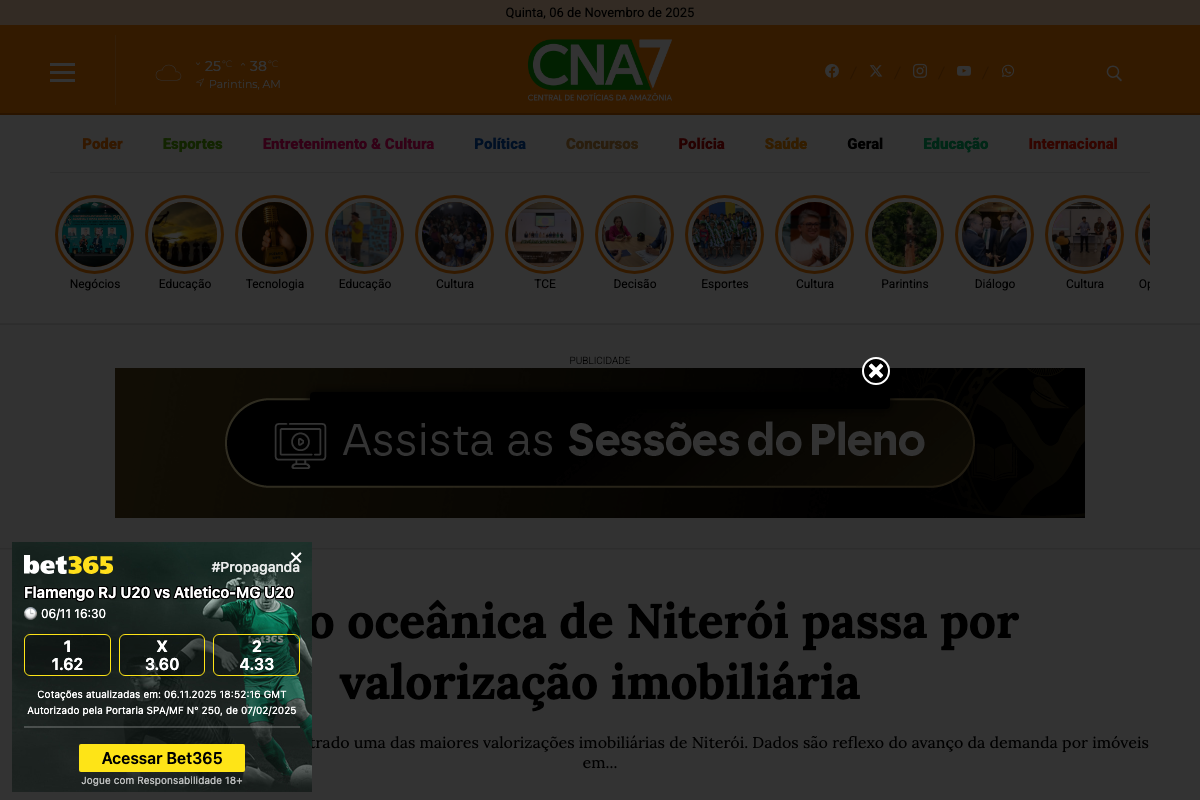 Notícia de CNA7