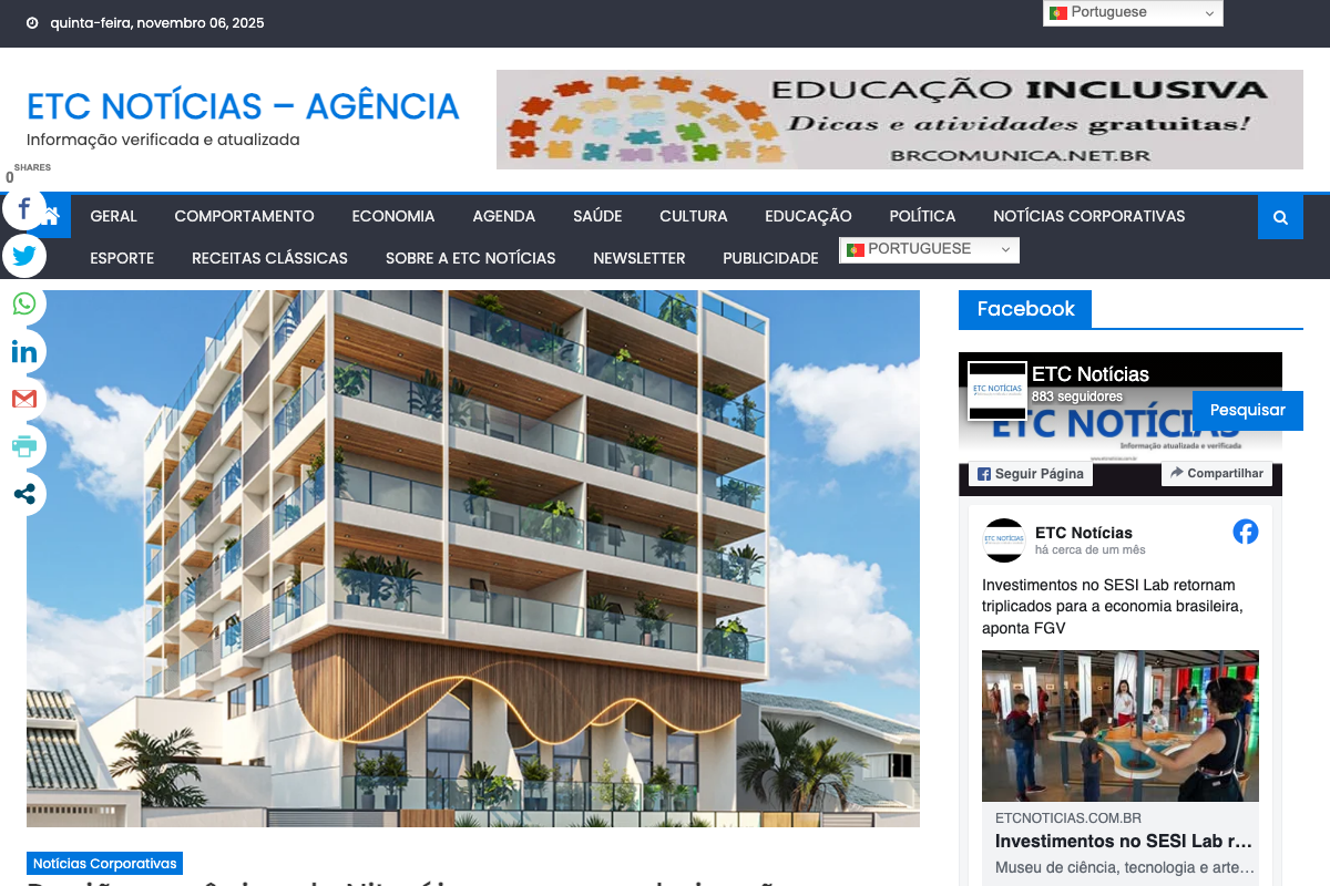 Notícia de ETC Notícias