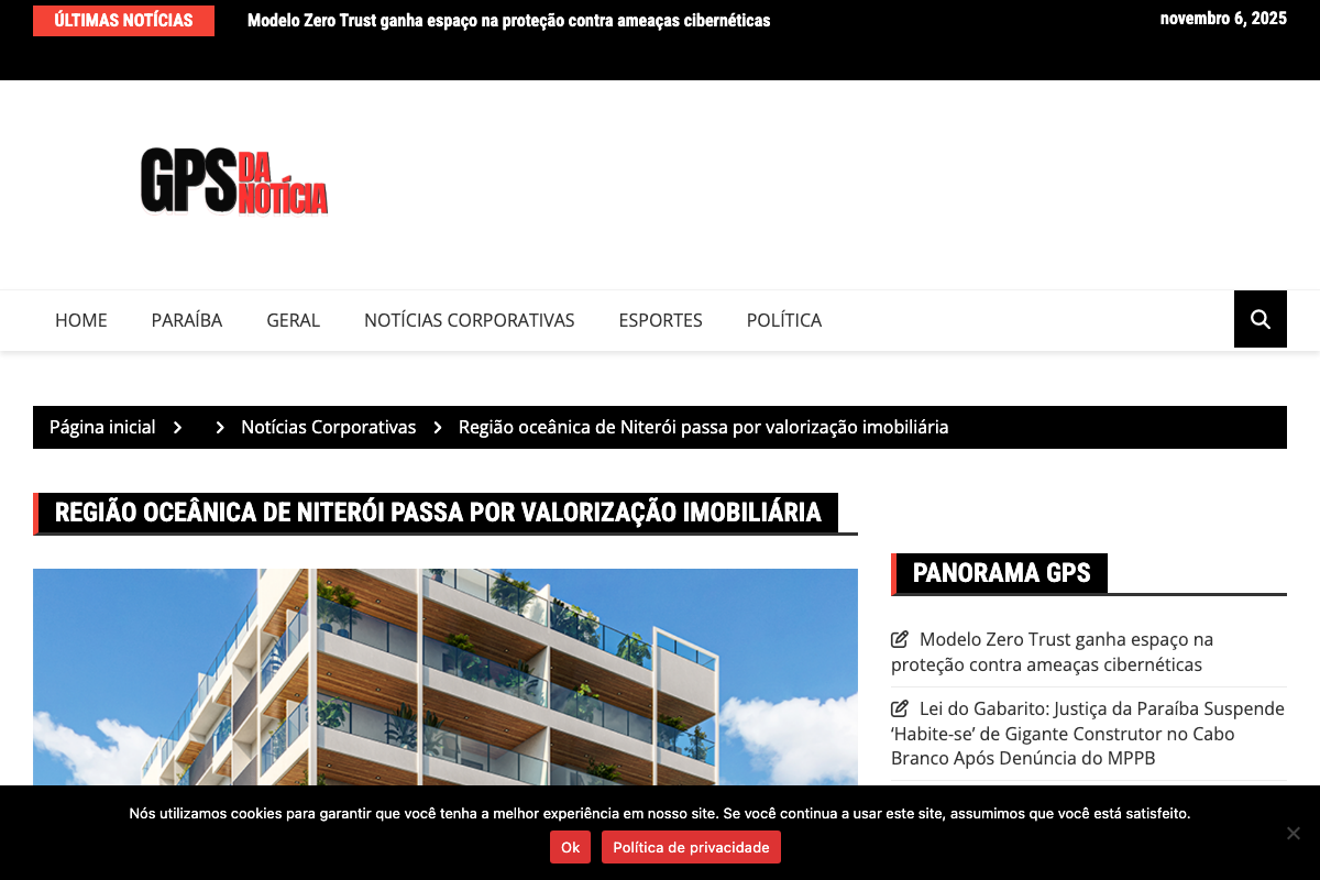 Notícia de GPS DA NOTÍCIA