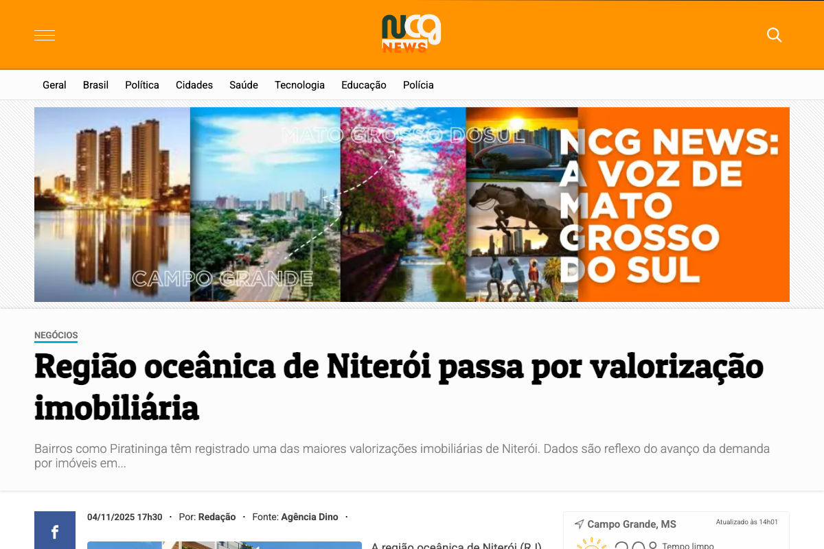 Notícia de Notícias CG News