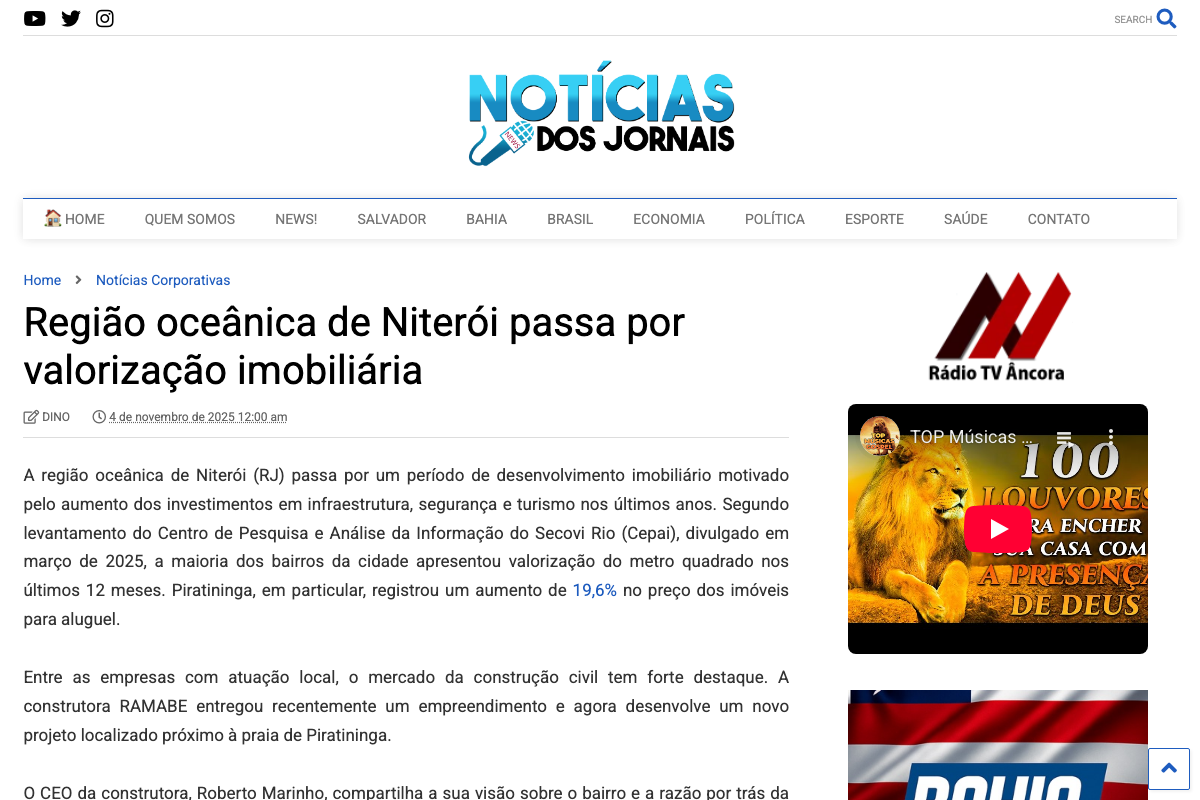 Notícia de NOTÍCIAS DOS JORNAIS