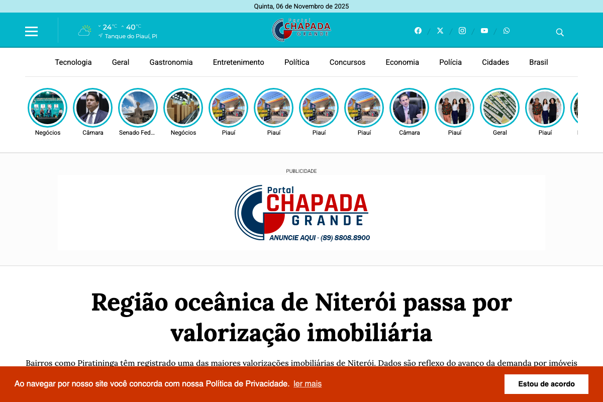 Notícia de Portal Chapada Grande