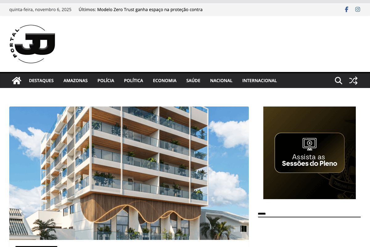 Notícia de PORTAL DO JJ