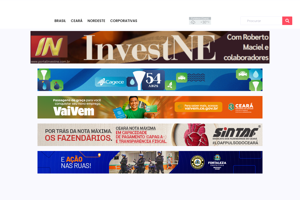Notícia de Portal Invest NE
