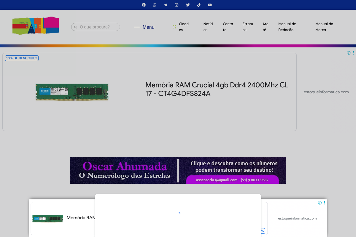 Notícia de PRENSA DE BABEL