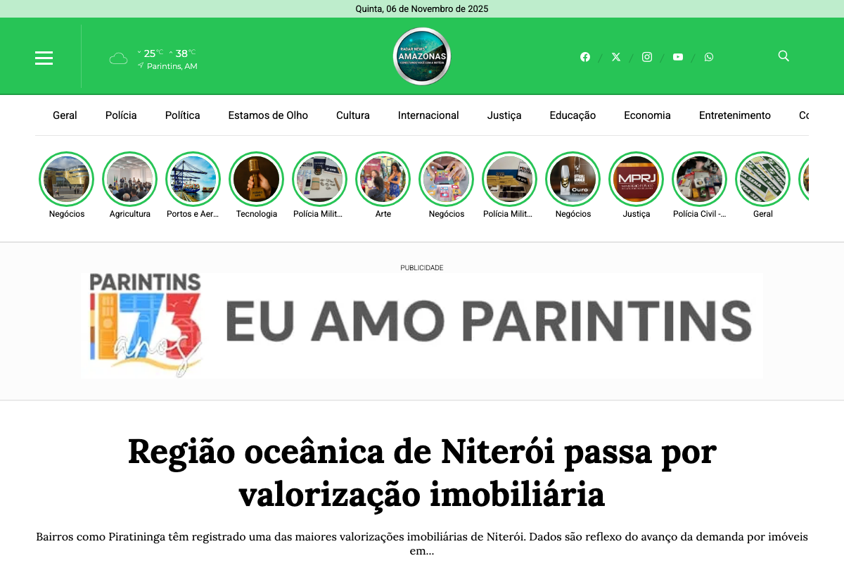 Notícia de Radar News Amazonas