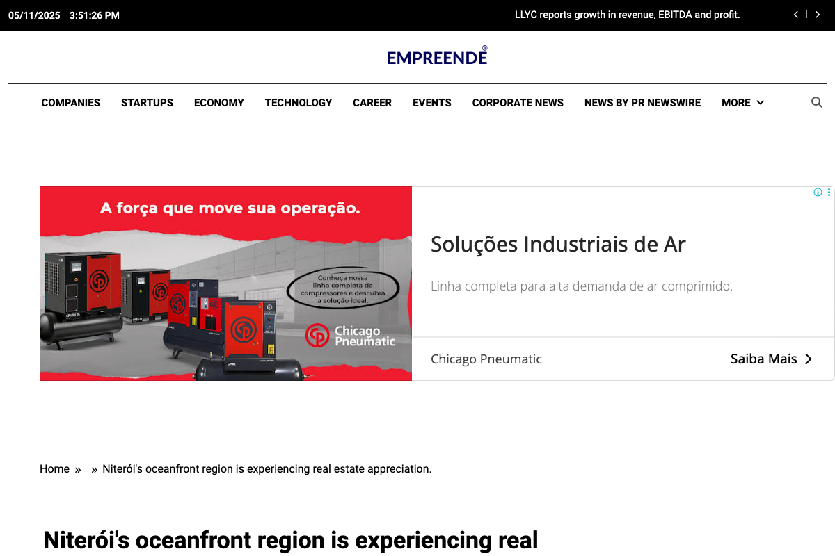 Notícia de REVISTA EMPREENDE