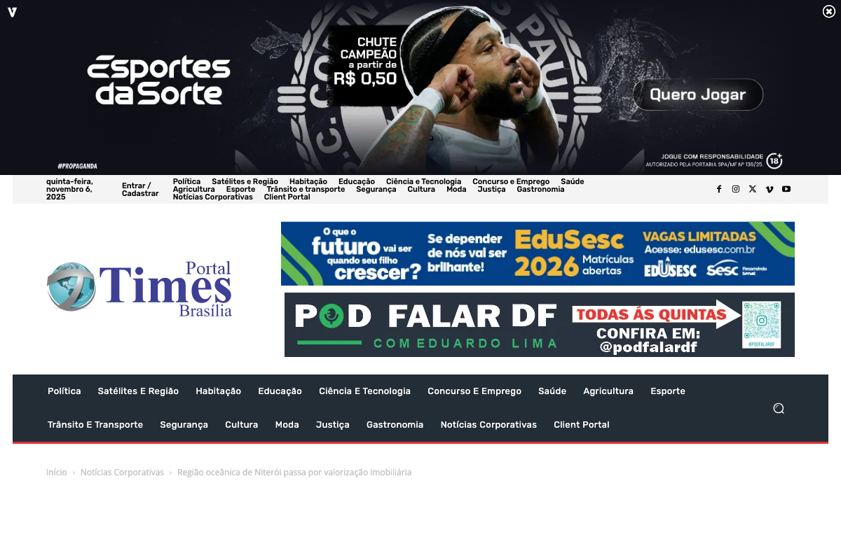 Notícia de Times Brasília