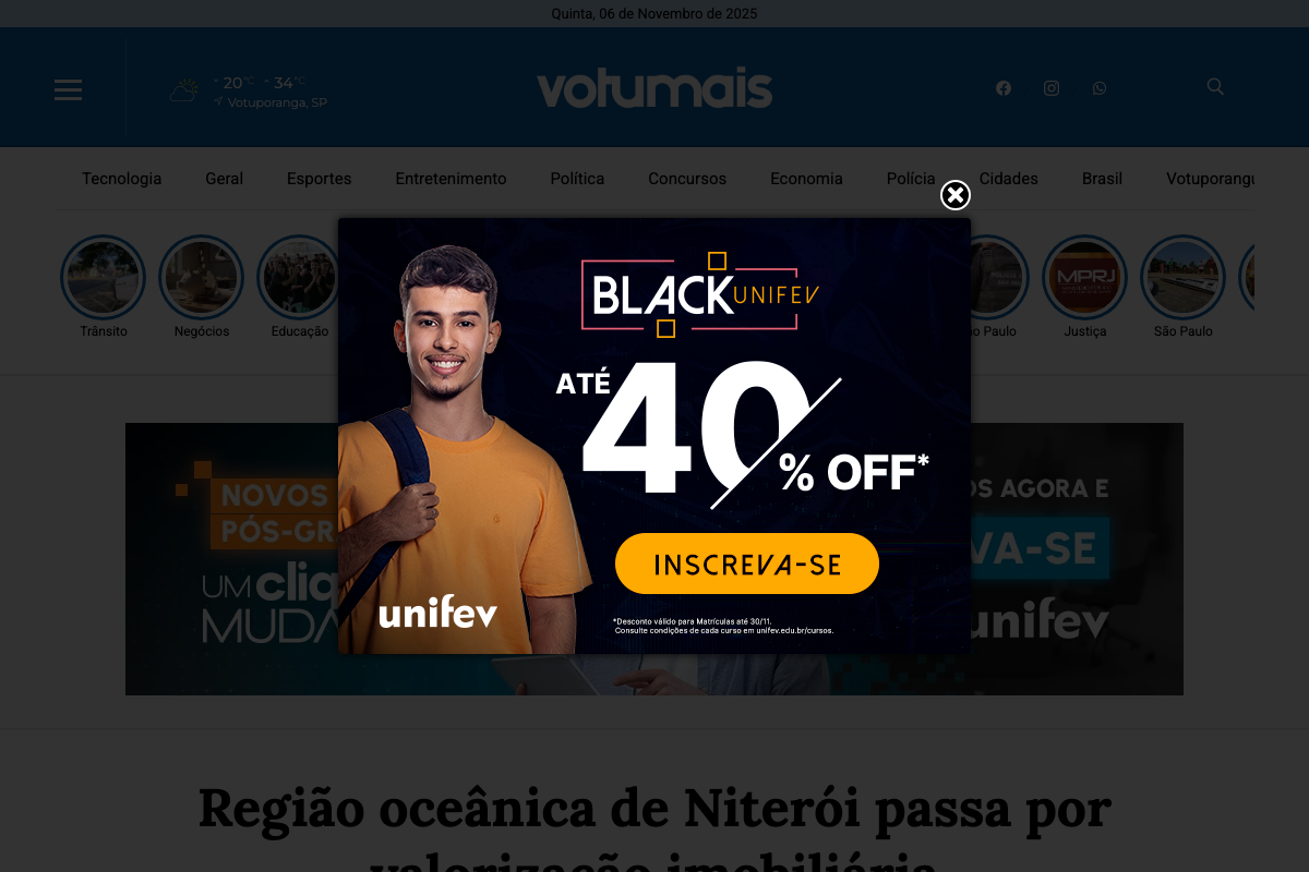 Notícia de Votumais